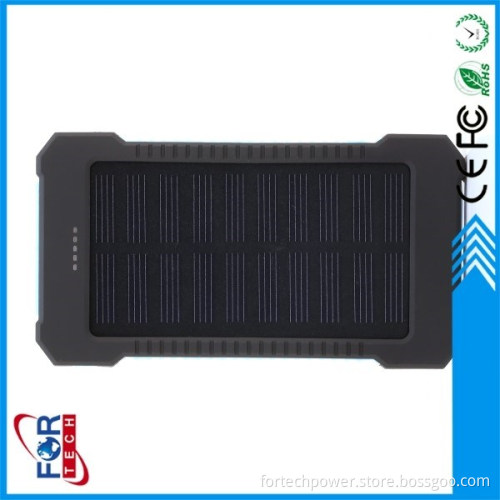 Li ion Polymer Battery Mobile Phone Charger Solar Power Banks with Full Capacity Ce Fcc